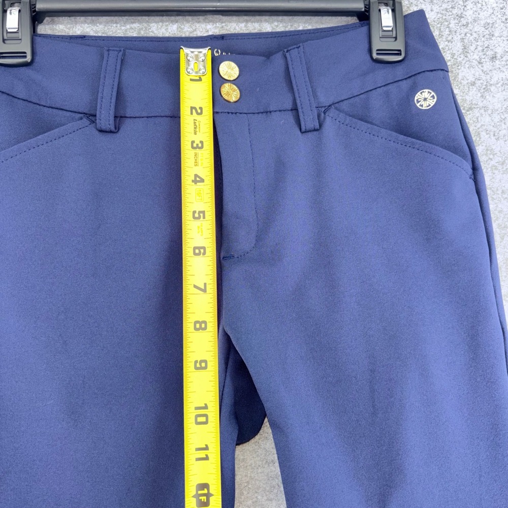 Lilly Pulitzer Luxletic Navy Blue Golf Pants Trousers Stretch Size 0 - Picture 6 of 12